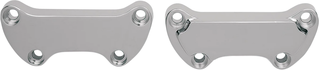 Handlebar Clamp - Scalloped DragSpecialties 03-0107SPC - Side View