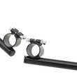 Load image into Gallery viewer, Handlebar - Clip-On - 39 mm - Dimpled - Black - Main Product View
