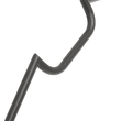 Load image into Gallery viewer, Handlebar - Club - 7/8" - Satin Black - Side View