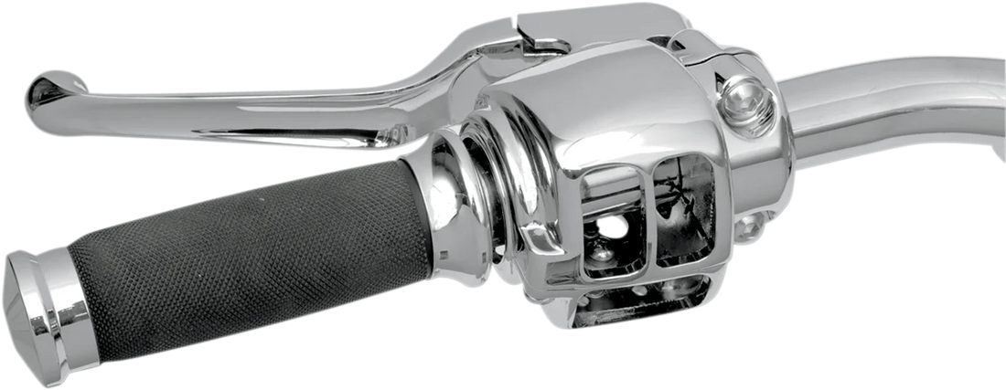 Handlebar Controls - 11/16" Master Cylinder - '96 - '11 DragSpecialties H07-0751A - Side View
