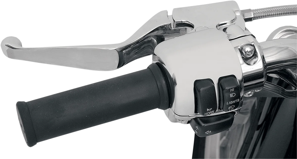 Handlebar Controls - 1/2" Master Cylinder - '04 - '13 XL DragSpecialties 053263 - Side View
