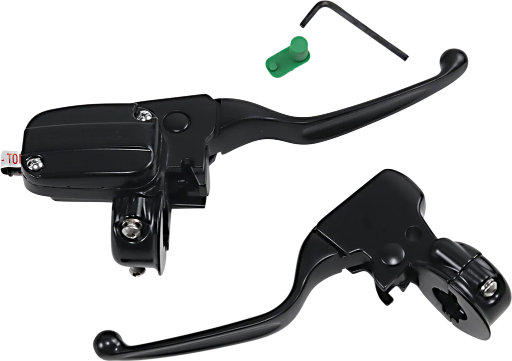 Handlebar Controls - 15 mm Master Cylinder - '08 - '13 FLT - Black DragSpecialties H07-0780MB-A - Main Product View