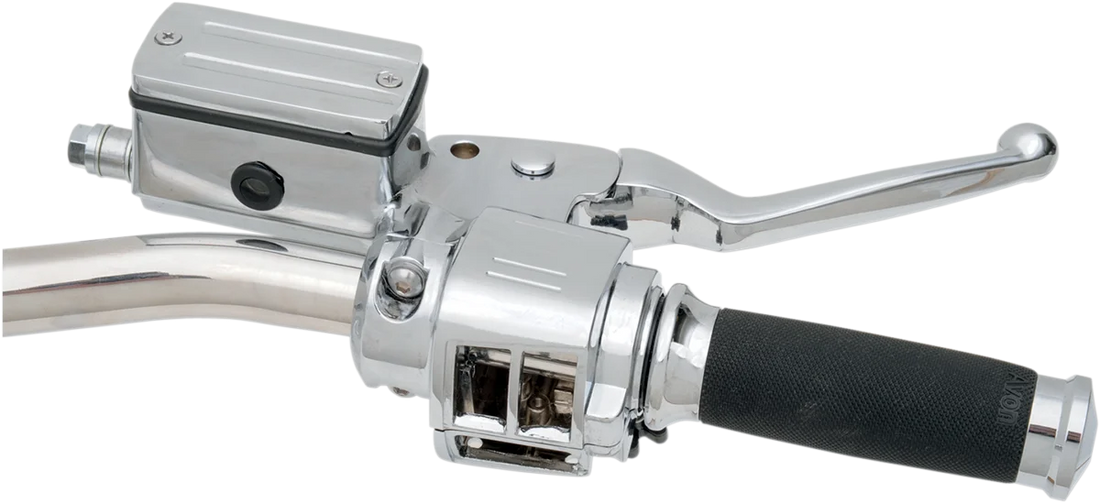 Handlebar Controls - 3/4" Master Cylinder DragSpecialties 07-540NU - Back View