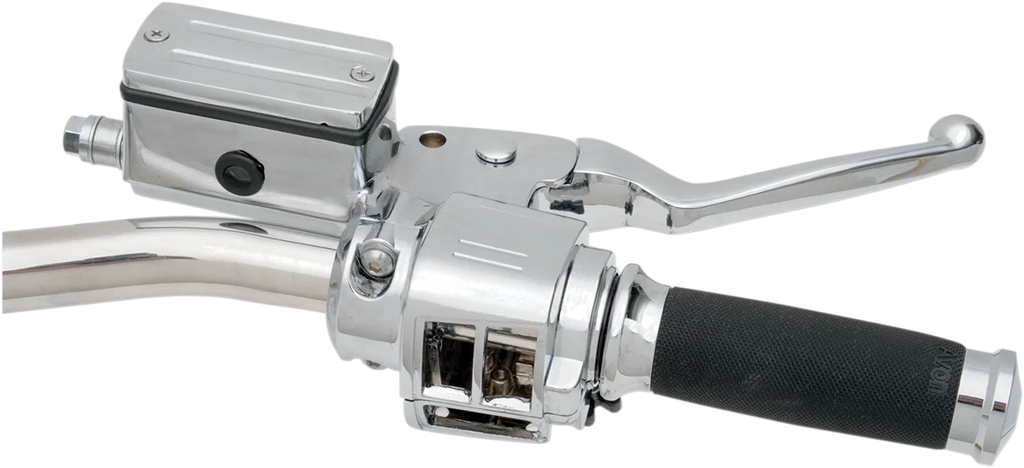 Handlebar Controls - 3/4" Master Cylinder DragSpecialties 07-540NU - Back View