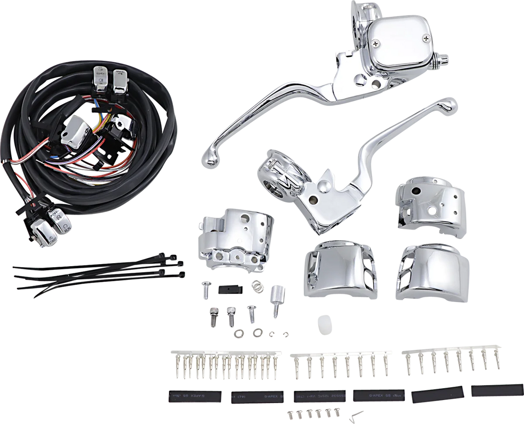 Handlebar Controls - 9/16" Master Cylinder - '96 - '11 DragSpecialties H07-0748AK - Main Product View