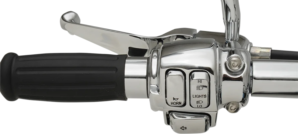 Handlebar Controls - 9/16" Master Cylinder - '96 - '11 DragSpecialties H07-0748AK - Side View