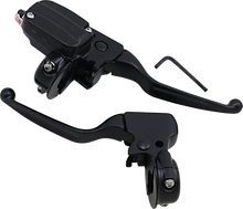 Load image into Gallery viewer, Handlebar Controls - '99 - '06 FLT/FLHT - Black DragSpecialties H07-0786MB-A - Main Product View