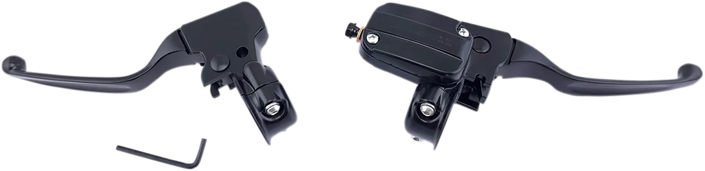 Handlebar Controls - '99 - '06 FLT/FLHT - Black DragSpecialties H07-0786MB-A - Side View