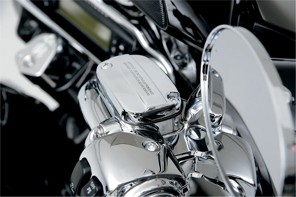 Handlebar Controls - Chrome DragSpecialties H07-0782-A - Installation View