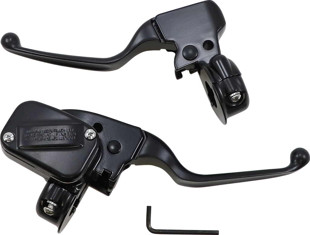 Handlebar Controls - Matte Black DragSpecialties H07-0805MB-A - Side View