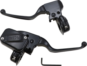 Handlebar Controls - Matte Black DragSpecialties H07-0805MB-A - Side View