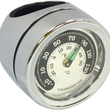 Load image into Gallery viewer, Handlebar Mount Clock - Chrome - For 1" Bar DragSpecialties O91-6821N - Side View