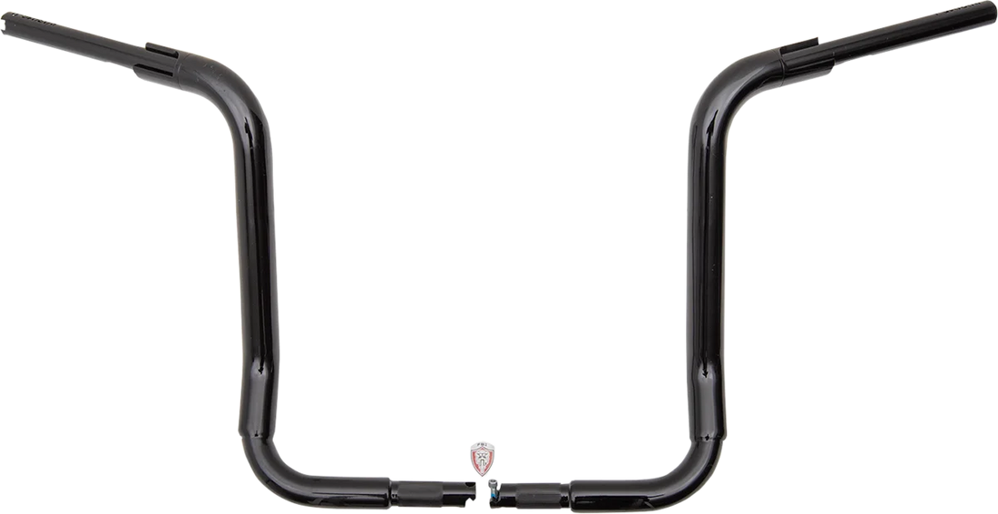 Handlebar - Rounded Top - 16" - Black - Side View
