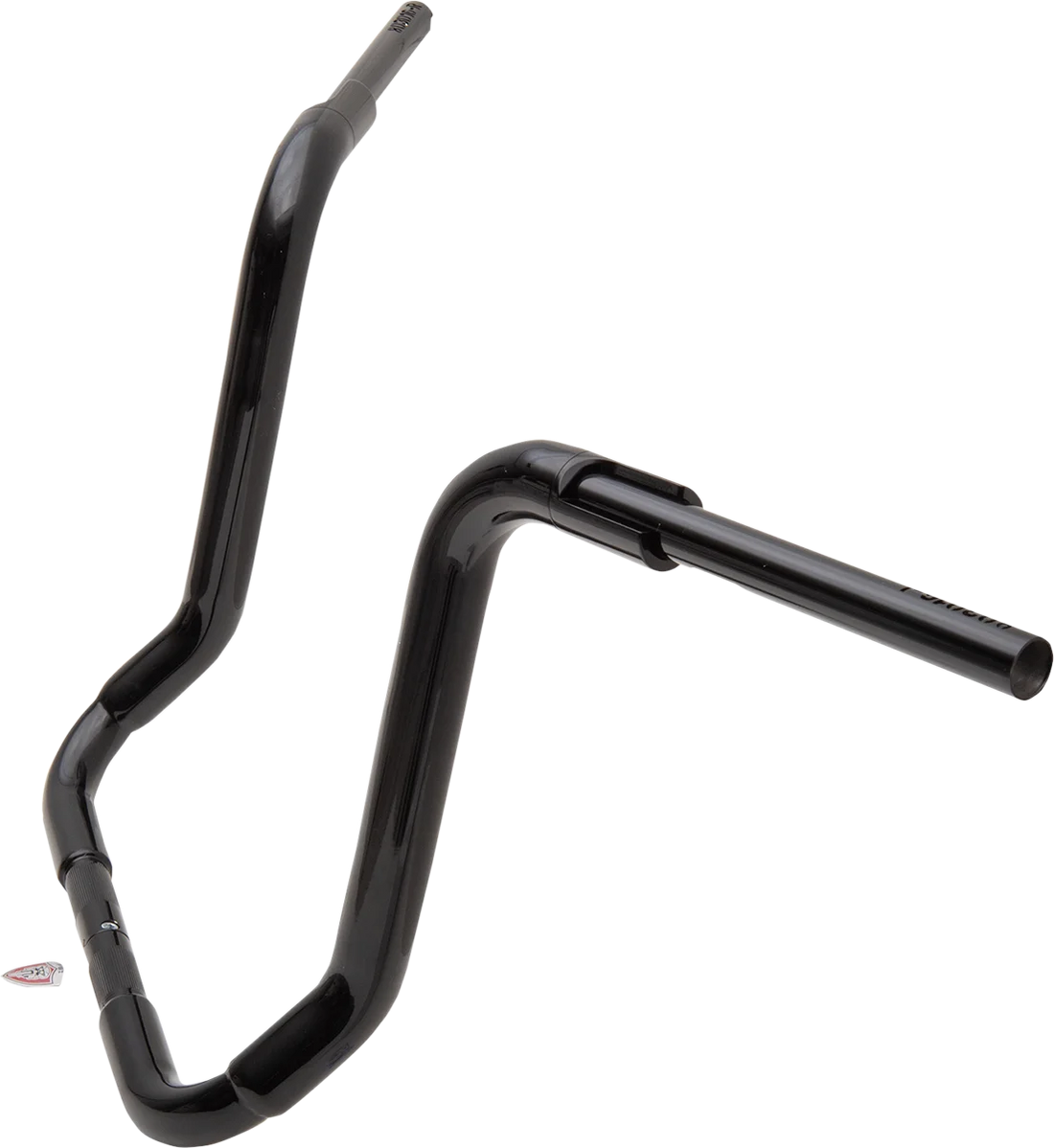 Handlebar - Rounded Top - 16" - Black - Back View