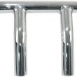 Load image into Gallery viewer, Handlebar - T-Bar - 4" - Dimpled - Chrome - Main Product View