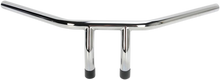 Load image into Gallery viewer, Handlebar - T-Bar - 8" - Dimpled - Chrome - Main Product View