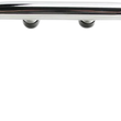 Load image into Gallery viewer, Handlebar - T-Bar - 8" - Dimpled - Chrome - Side View
