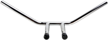 Load image into Gallery viewer, Handlebar - T-Bar - 8" - Dimpled - Chrome - Installation View