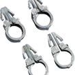 Load image into Gallery viewer, Handlebar Wiring Clips- 3/8" - 4PK DragSpecialties 31-0001-4-HC3 - Side View