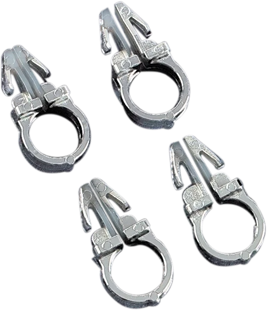 Handlebar Wiring Clips- 3/8" - 4PK DragSpecialties 31-0001-4-HC3 - Side View