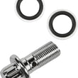 Load image into Gallery viewer, HardDrive - 7/16 Banjo Bolt W/ Washers Chrome 12-Pt Oe#41739-84 - 820-0551