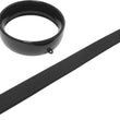 Load image into Gallery viewer, HardDrive - Frenched Headlight Trim Ring Black 5-3/4 Tab Style - 820-0323