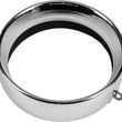 Load image into Gallery viewer, HardDrive - Frenched Headlight Trim Ring Chrome 5-3/4 Tab Style - 820-0322