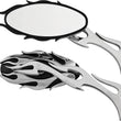 Load image into Gallery viewer, HardDrive - Mirrors Flame W/Flame Stem Black/Chrome - 820-0819