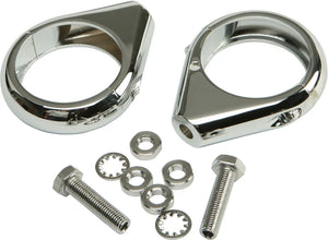 HardDrive - Turnsignal Clamps 49mm Pr Chrome - 820-51708