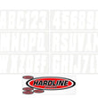 Load image into Gallery viewer, Hardline Boat Lettering Registration Kit 3 in. - 350 White Solid