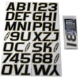 Load image into Gallery viewer, Hardline Boat Lettering Registration Kit 3 in. - 700 Black/Beige