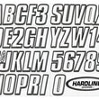 Load image into Gallery viewer, Hardline Boat Lettering Registration Kit 3 in. - 800 Transparent Clear/Black