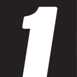 Load image into Gallery viewer, Hardline Dirt Digits 3pk 5.5 in. - High Gloss Number 1 - White
