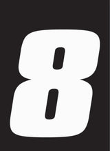 Load image into Gallery viewer, Hardline Dirt Digits 3pk 5.5 in. - High Gloss Number 8 - White