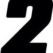 Load image into Gallery viewer, Hardline Dirt Digits 3pk 7 in. - High Gloss Number 2 - Black