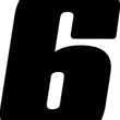 Load image into Gallery viewer, Hardline Dirt Digits 3pk 7 in. - High Gloss Number 6 - Black