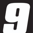 Load image into Gallery viewer, Hardline Dirt Digits 3pk 7 in. - High Gloss Number 9 - White