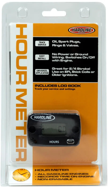 Hardline Hour Meter For Gasoline Engines - Main Product View