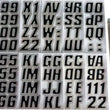 Load image into Gallery viewer, Hardline Snowmobile Lettering Registration Kit 2 in. - 500 Black/Silver