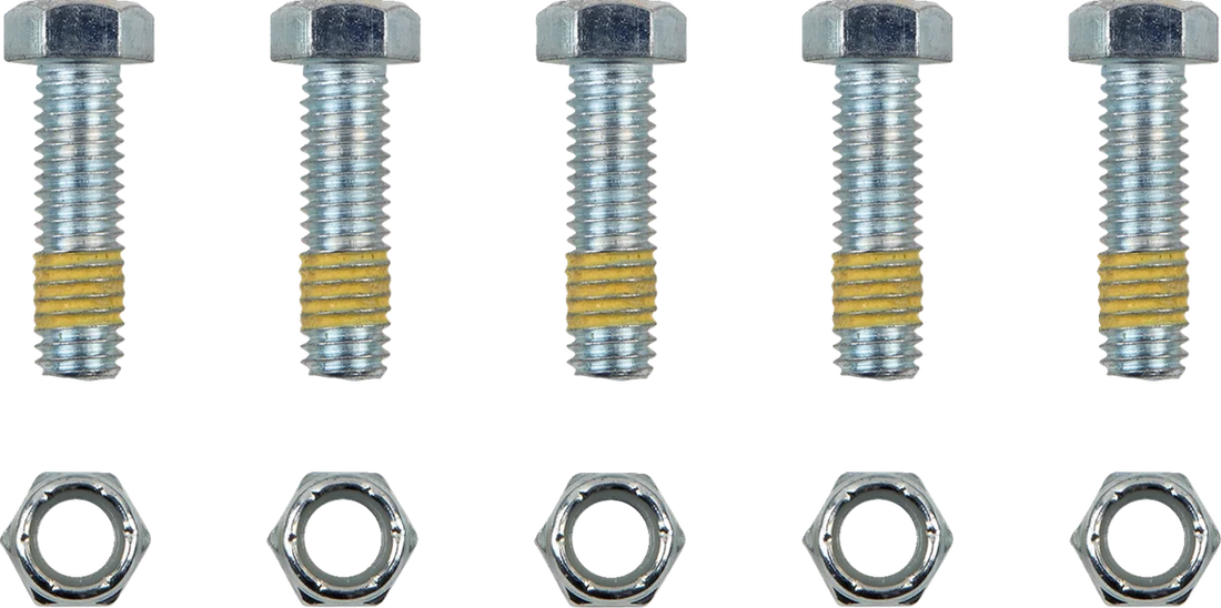 Hardware Kit - Pulley - with Washer - Hex - 7/16"-14 - 2-5/8" DragSpecialties O39-0411 - Side View