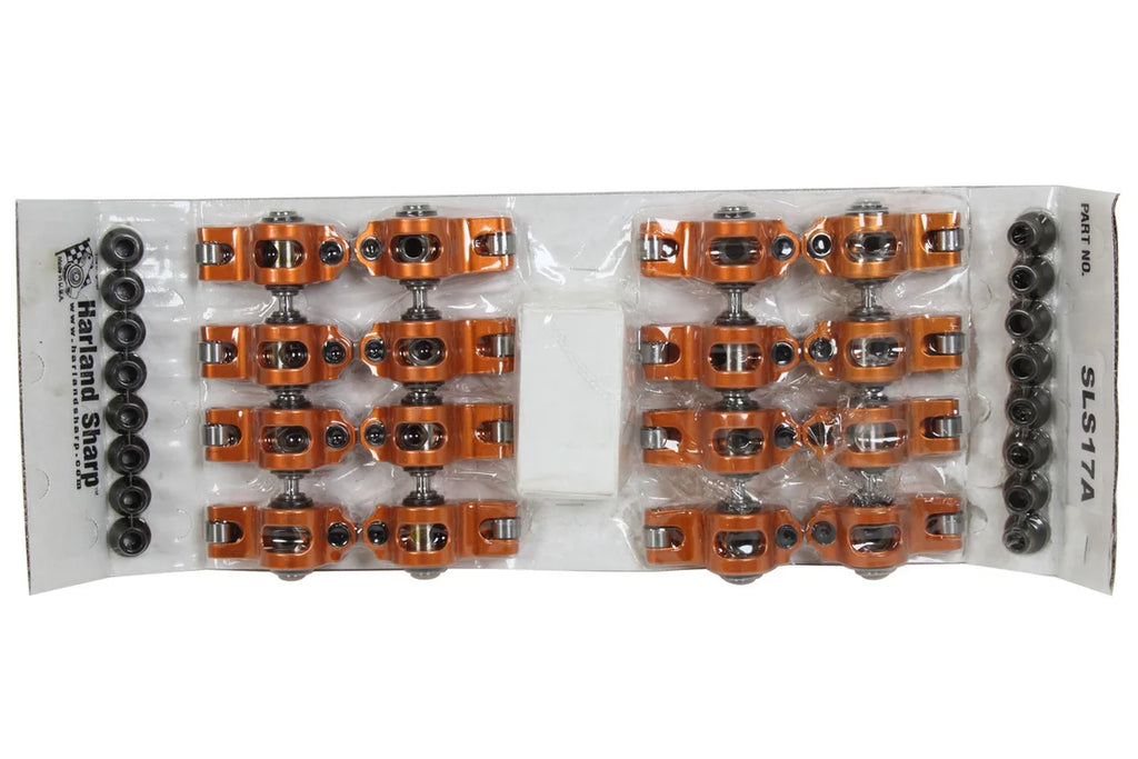 Harland Sharp GM LS1/LS2/LS6 Rocker Arm Set 1.7 Ratio Adj. SLS17A