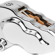 Load image into Gallery viewer, Hawg Halters Inc 4-Piston Caliper - Front - Chrome LHSCC5018 - Main Product View
