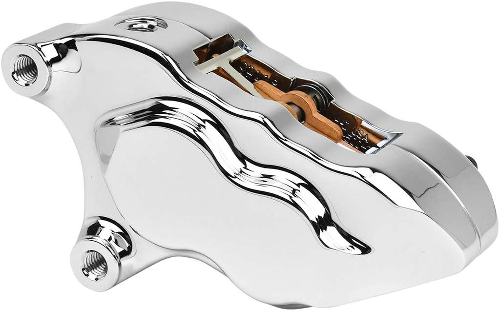 Hawg Halters Inc 4-Piston Caliper - Front - Chrome LHSCC5018 - Main Product View