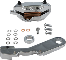 Load image into Gallery viewer, Hawg Halters Inc 4-Piston Caliper - Rear - Chrome RKHTCC548 - Main Product View