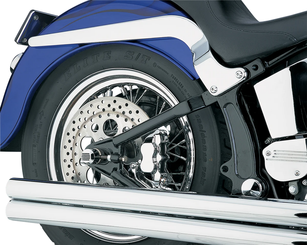 Hawg Halters Inc 4-Piston Caliper - Rear - Chrome RKSTCC500 - Side View