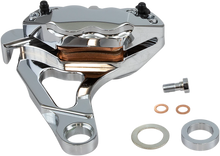 Load image into Gallery viewer, Hawg Halters Inc 4-Piston Caliper - Rear - Chrome RKSTCC508A - Main Product View