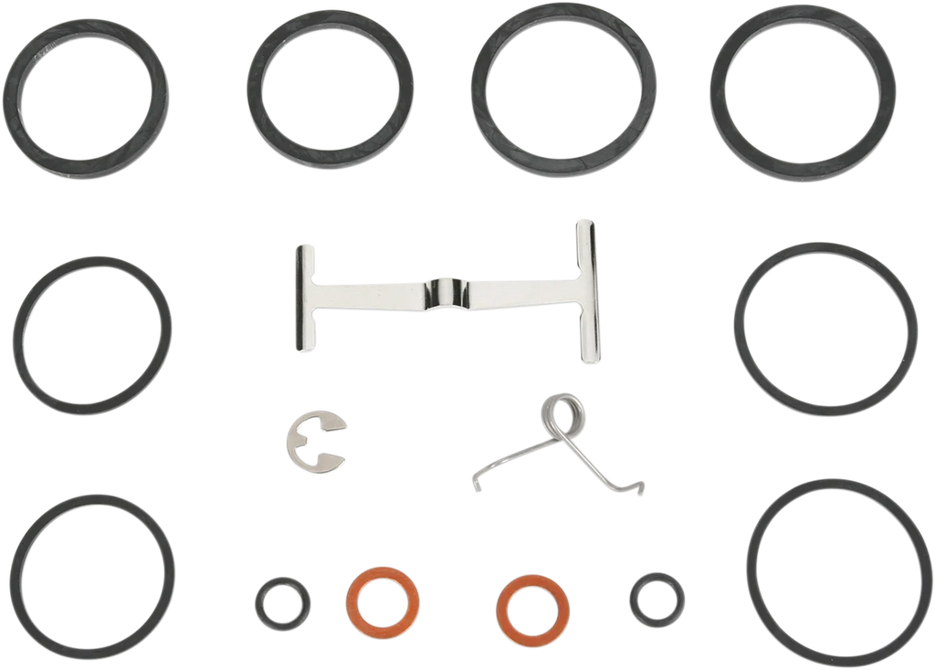Hawg Halters Inc 4-Piston Caliper Rebuild Kit - Standard Bore HHI-101-002 - Side View
