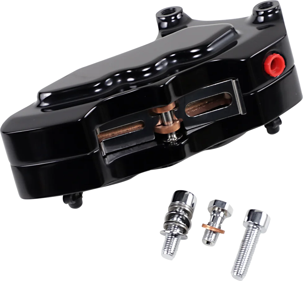 Hawg Halters Inc 6-Piston Brake Caliper - 13" Rotor - Black LHDGAB6013 - Side View