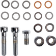 Load image into Gallery viewer, Hawg Halters Inc 6-Piston Front Caliper - '00-'07 Big Twin LHSCC6001 - Back View