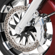 Load image into Gallery viewer, Hawg Halters Inc 6-Piston Front Caliper - '00-'07 Big Twin LHSCC6001 - Installation View
